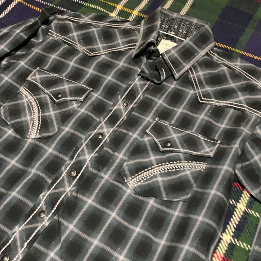 Panhandle western dress shirt NWOT